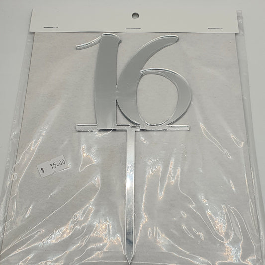 Assorted Number Toppers