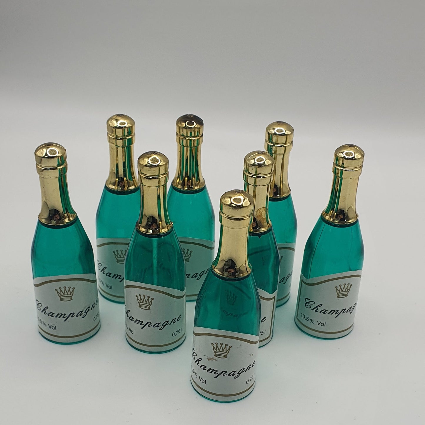 Assorted Plastic Liquor Bottles