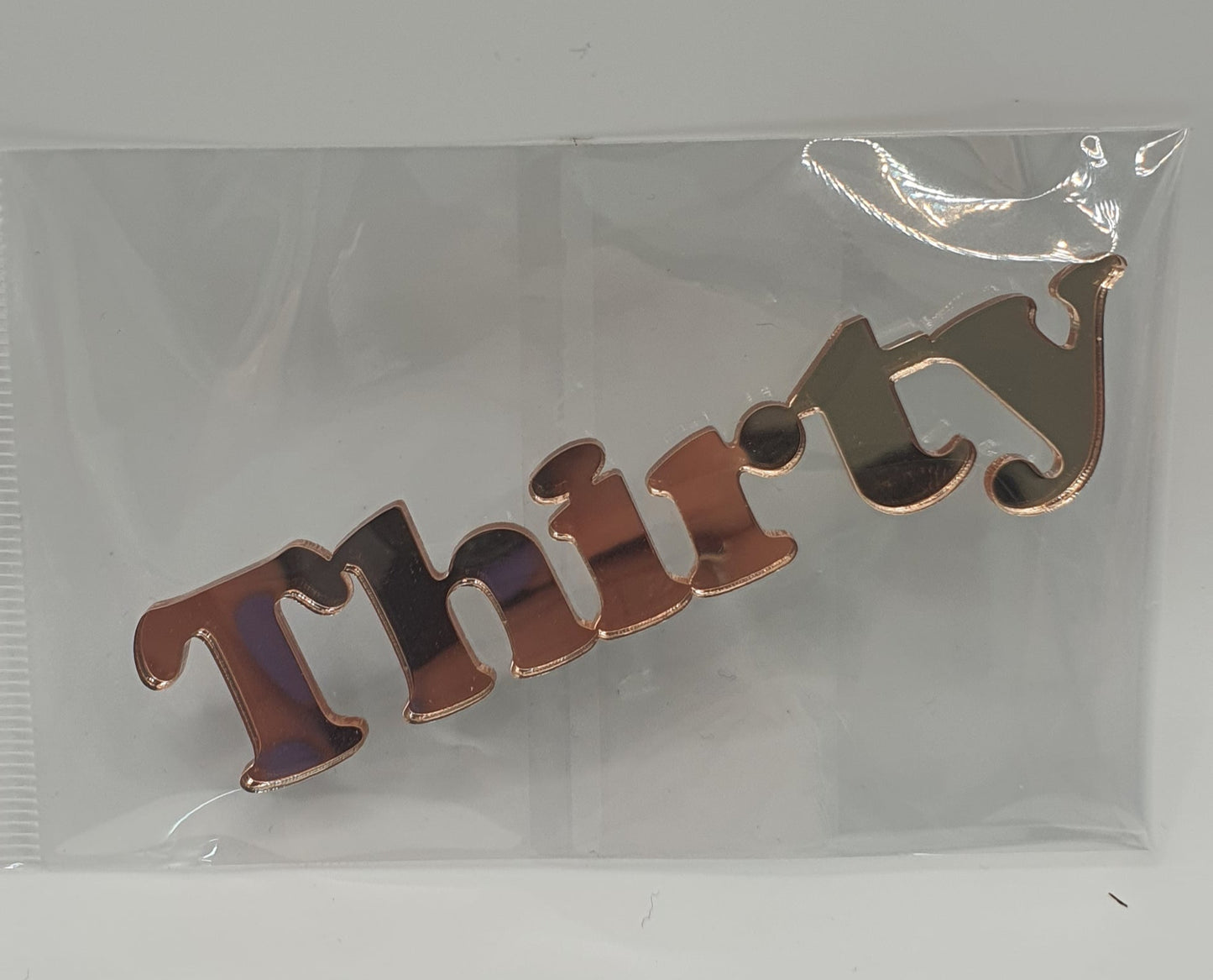 Acrylic Fropper - Numbers - Assorted