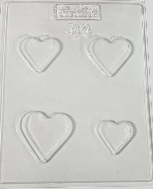 Chocolate Mould - Assorted Size Hearts