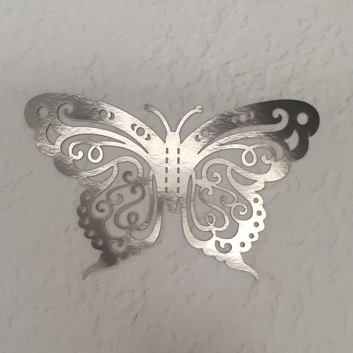 12PC Butterfly Silver - Assorted