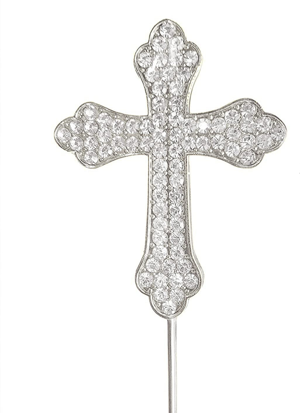 Cross Diamante Bold Cake Topper