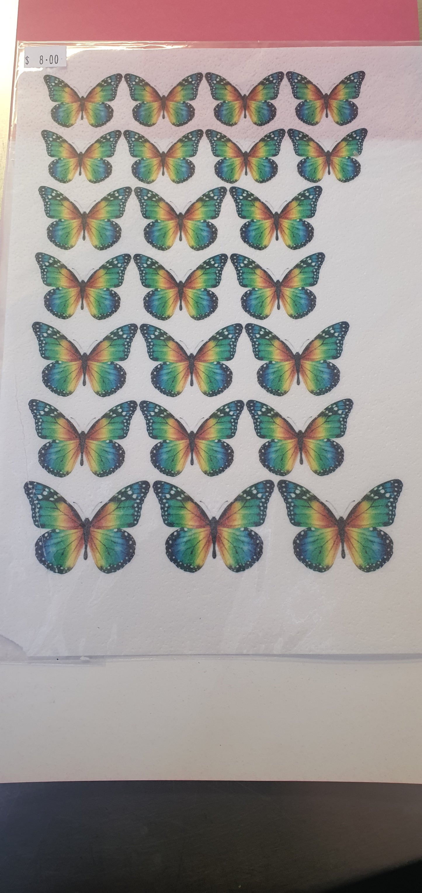 A4 Seconds Edible Images.