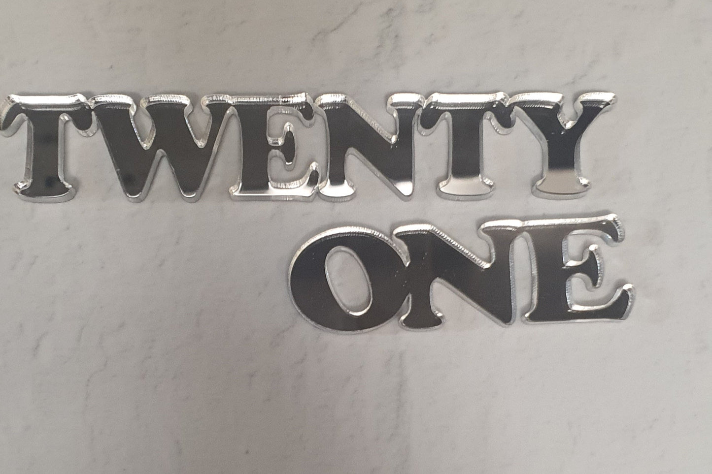 Acrylic Fropper - Numbers - Assorted