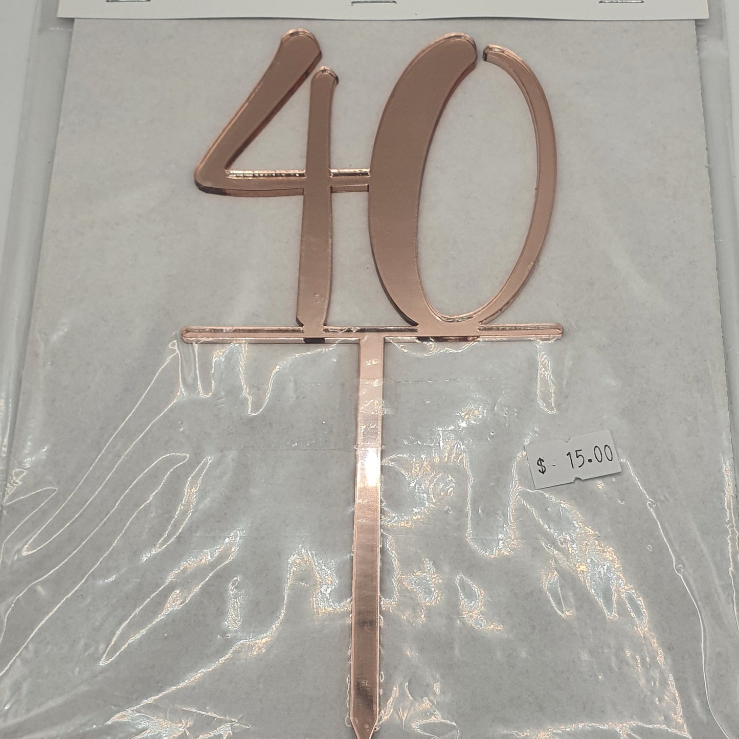 Assorted Number Toppers