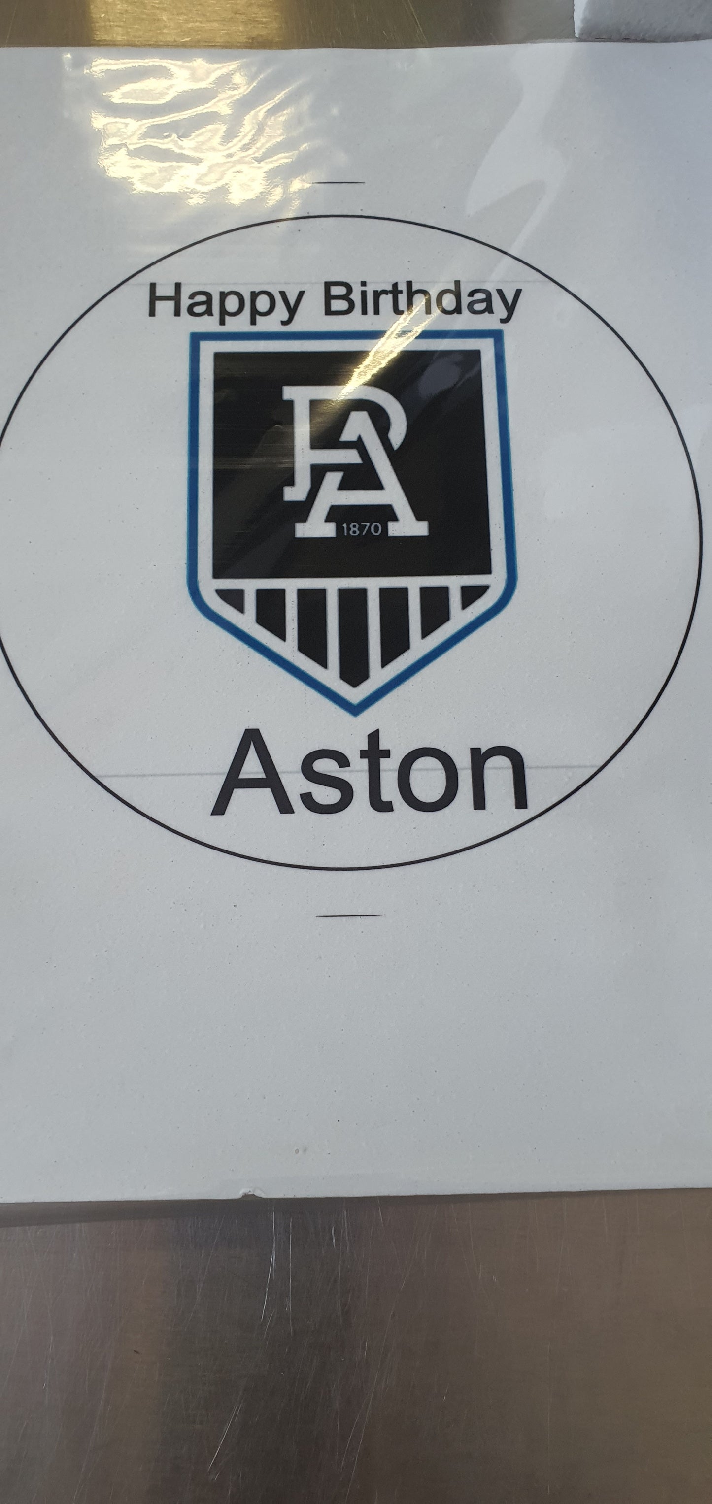 A4 Seconds Edible Images.