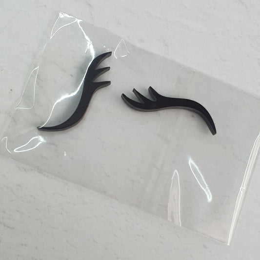 Eye Lashes Acrylic Cake Topper - Assorted Colours