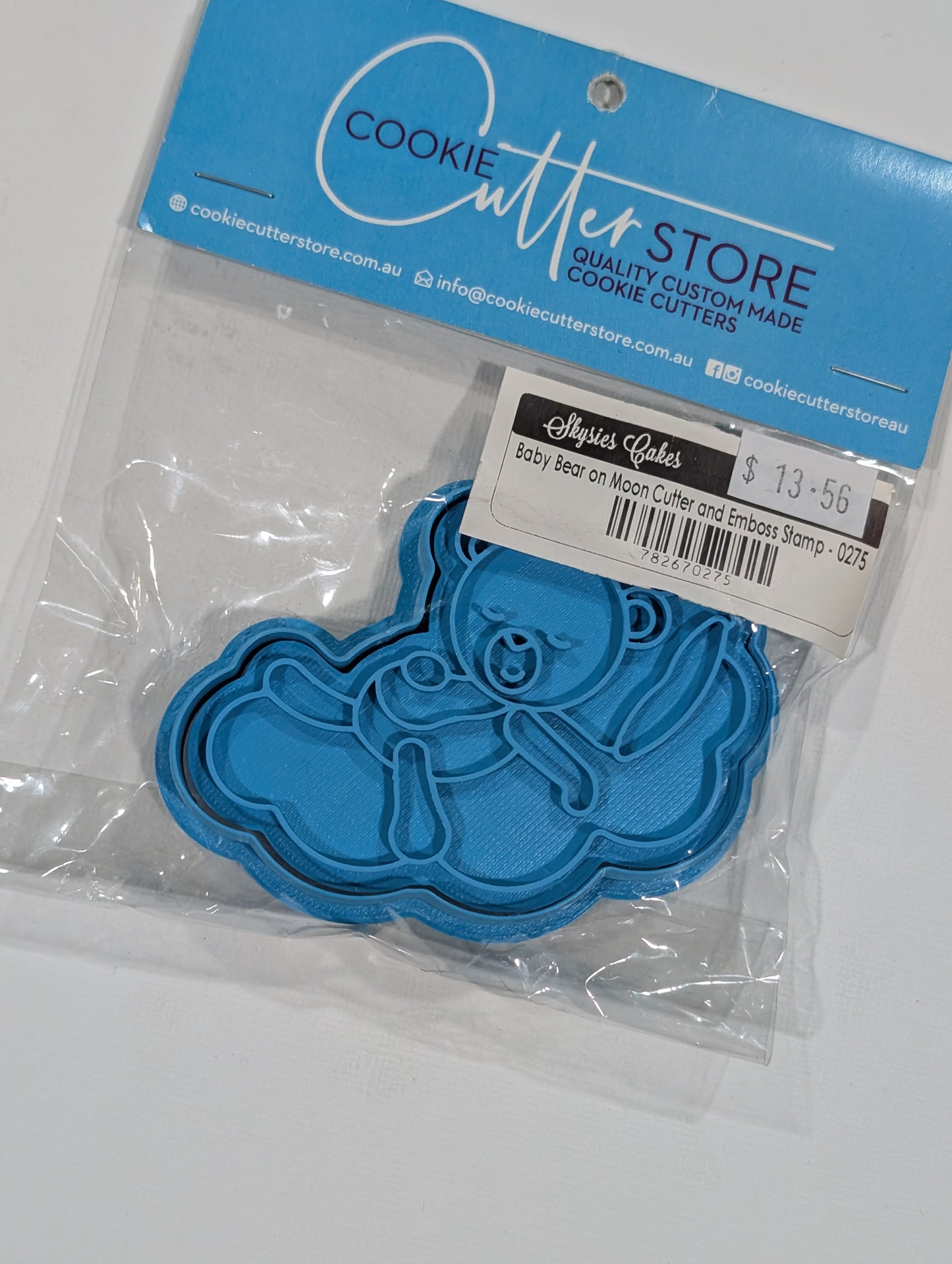 Cookie Cutter Store - Bear on Cloud Cookie Cutter & Stamp *Last Ones*