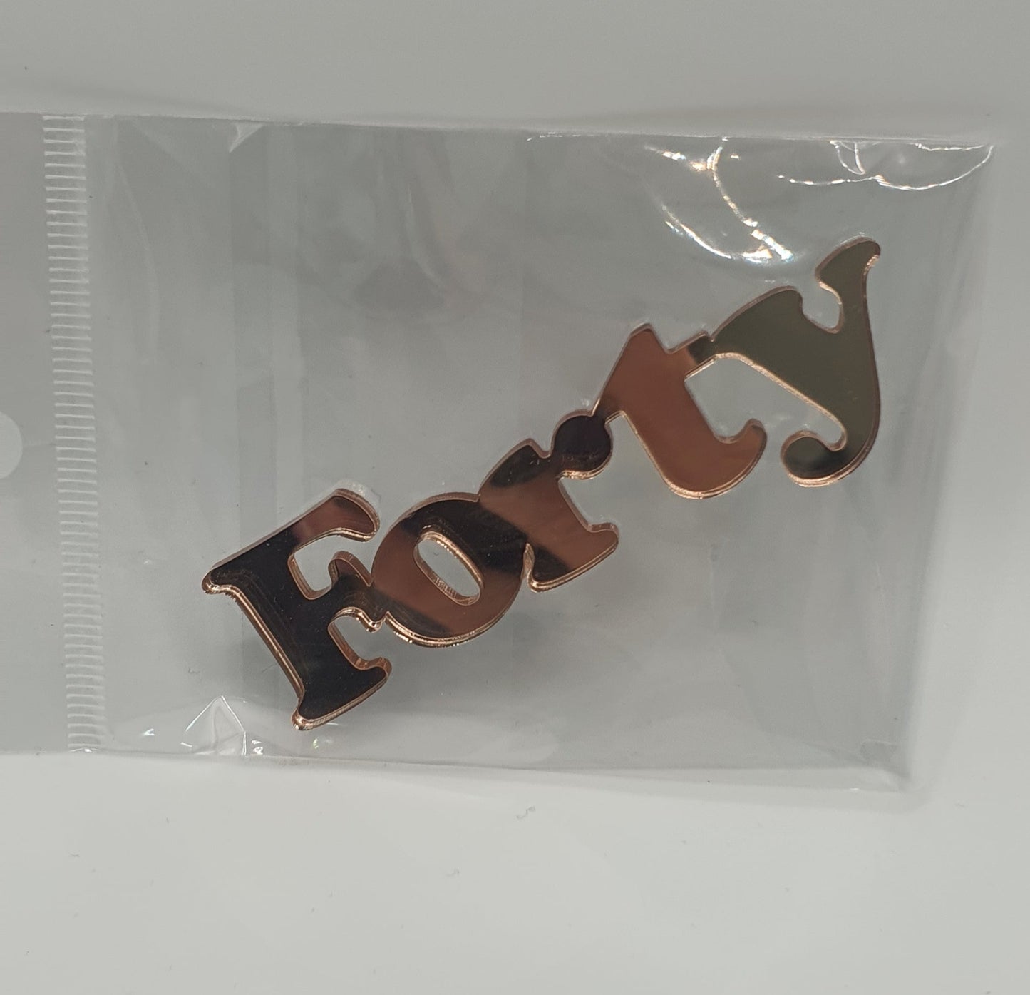 Acrylic Fropper - Numbers - Assorted