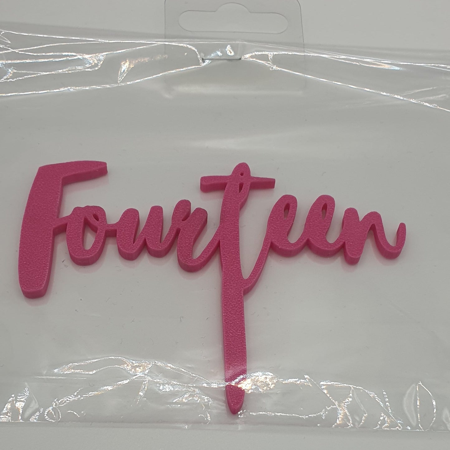 Number Budget Printed Toppers - Assorted Colours
