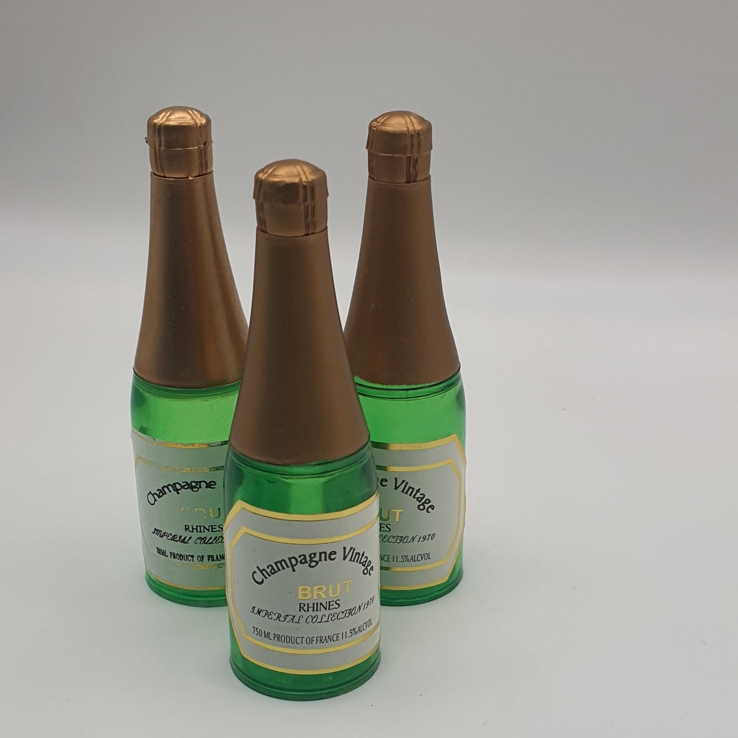 Assorted Plastic Liquor Bottles