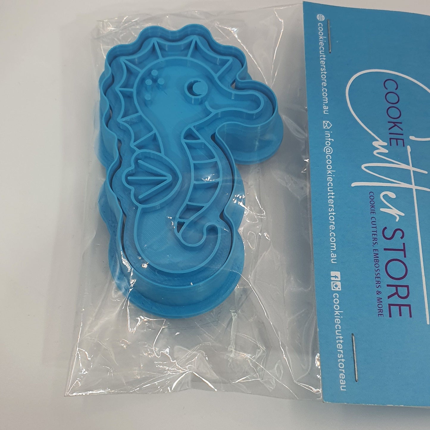 Cookie Cutter Store - Seahorse Cookie Cutter & Stamp *Last Ones*
