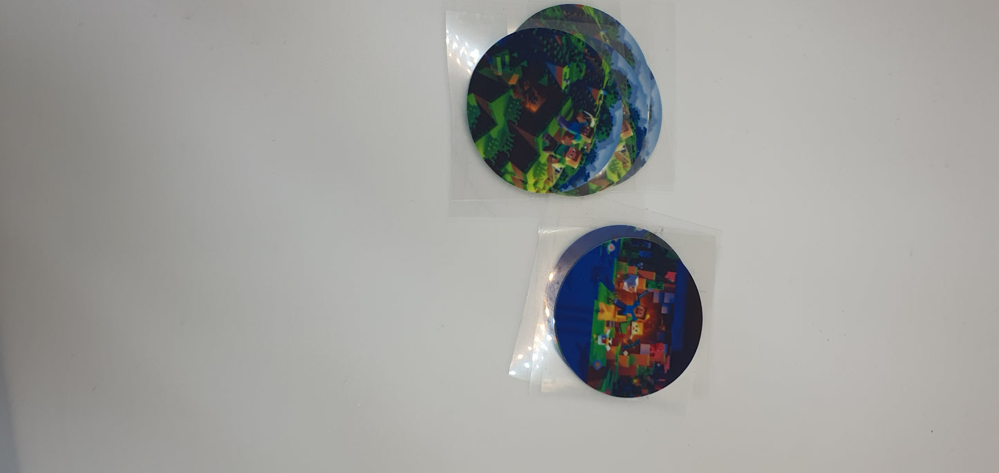 5cm Rounds Edible Image - Seconds - Assorted Pictures