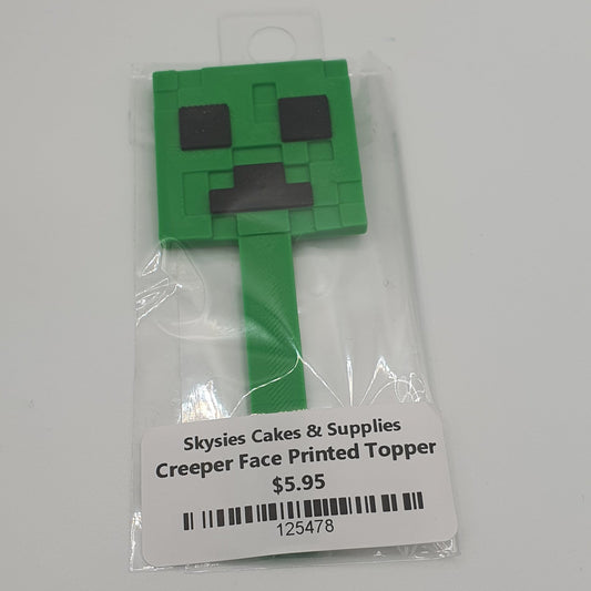 Creeper Face - Printed Topper