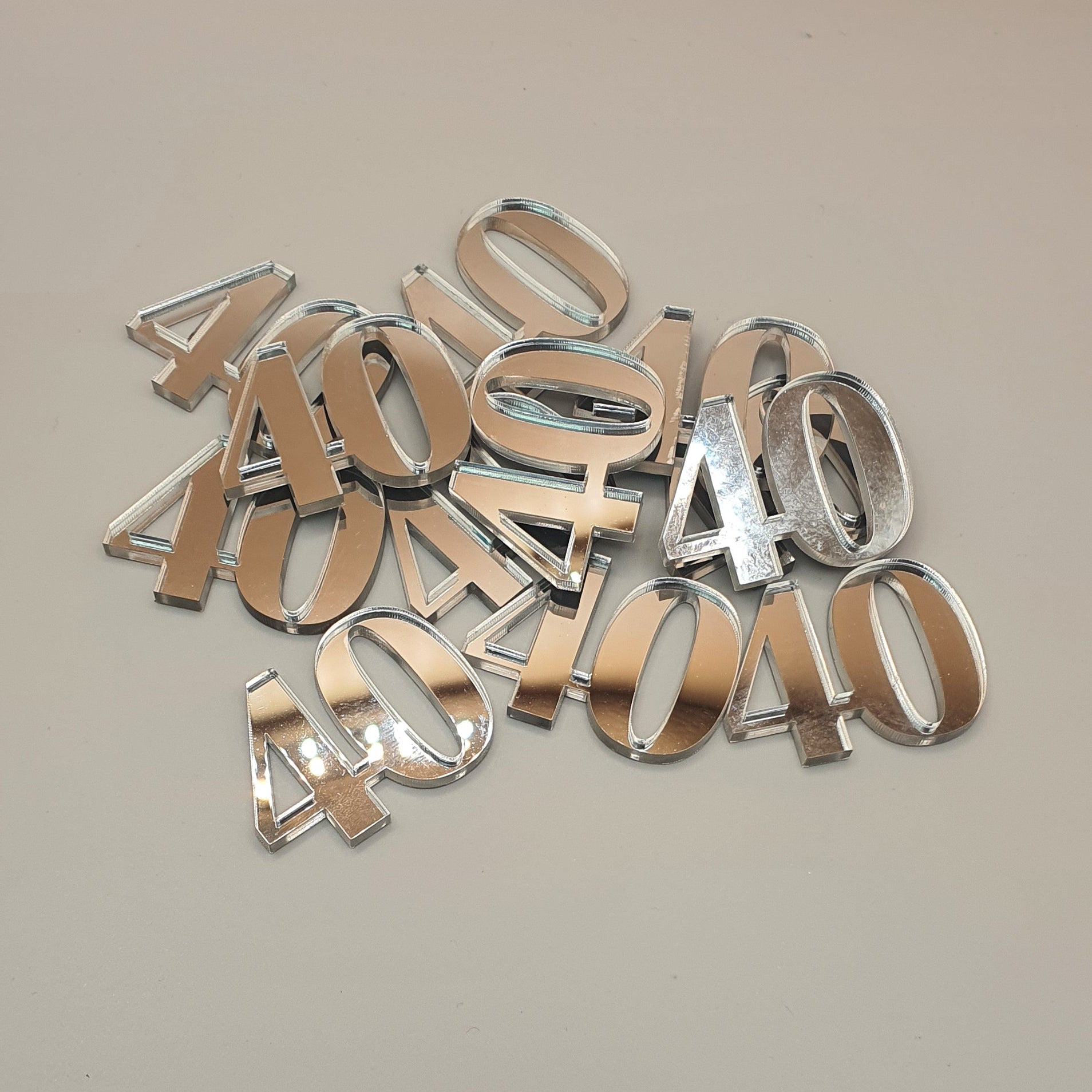 12Pk Number 40 Acrylic Fropper – Skysies Cakes