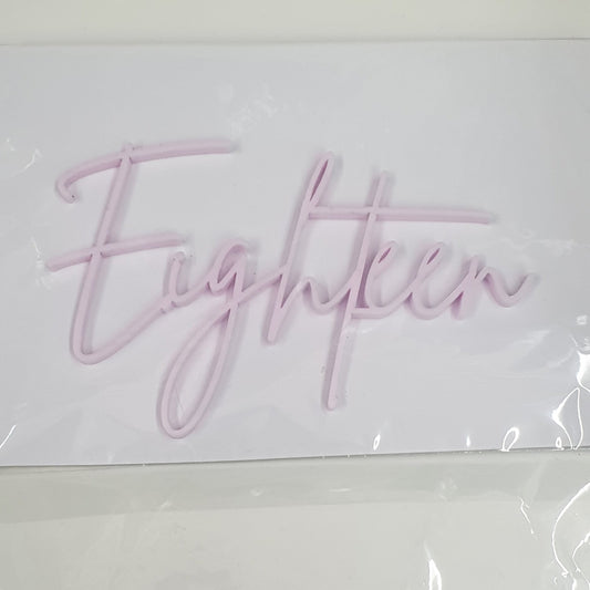 Acrylic - Eighteen Fropper - Light Pink