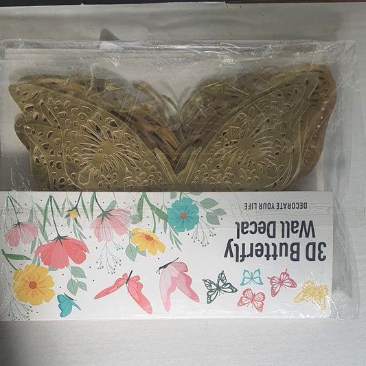 50PC Butterfly Gold - Assorted