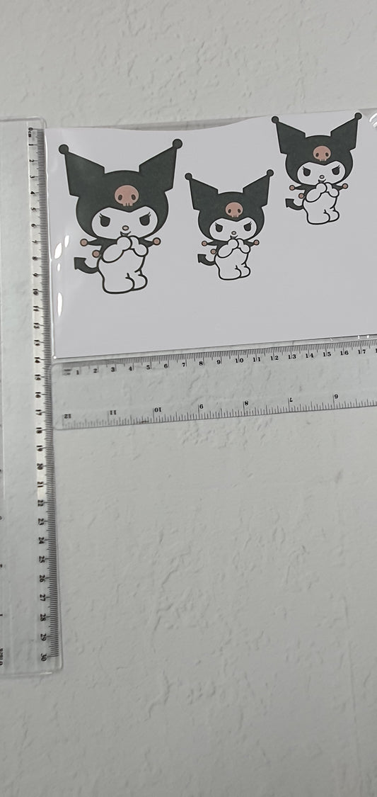 Kitty Kuromi - Cardstock