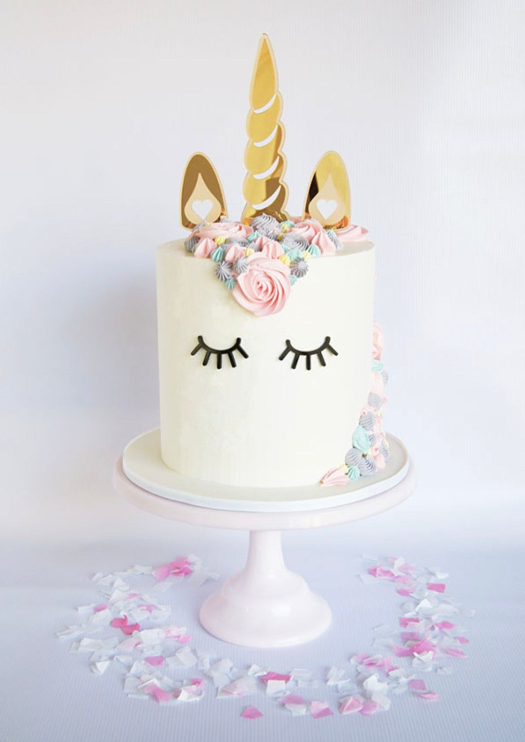 Acrylic Unicorn Cake Topper