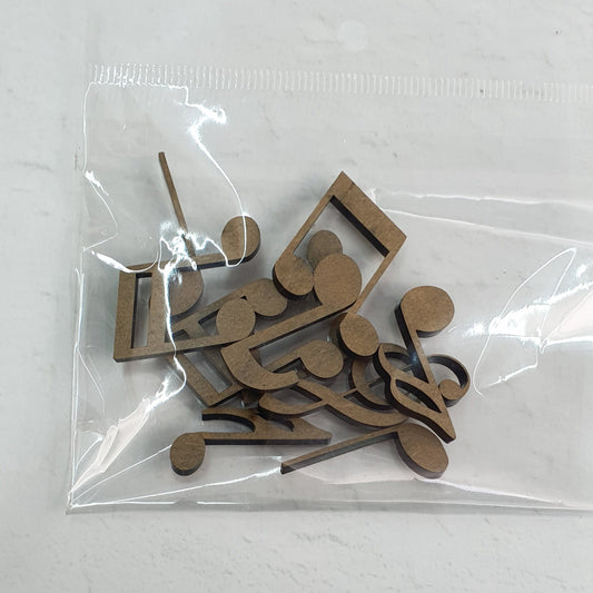 Acrylic Music Notes - Mini 10PK