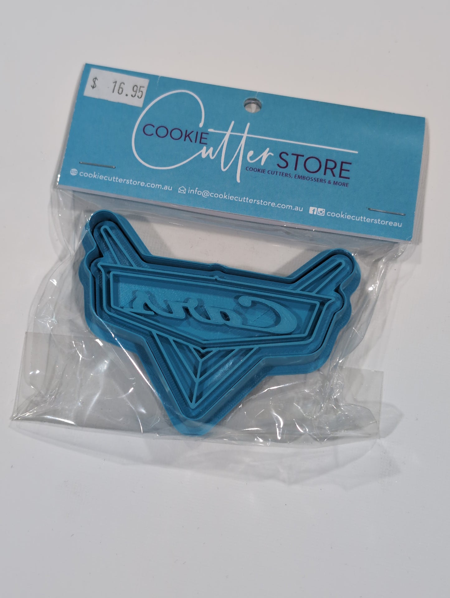 Cookie Cutter Store - Disney Cars Logo Cookie Cutter & Stamp *Last Ones*