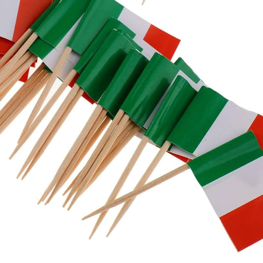 Italian Flag Picks 50Pk
