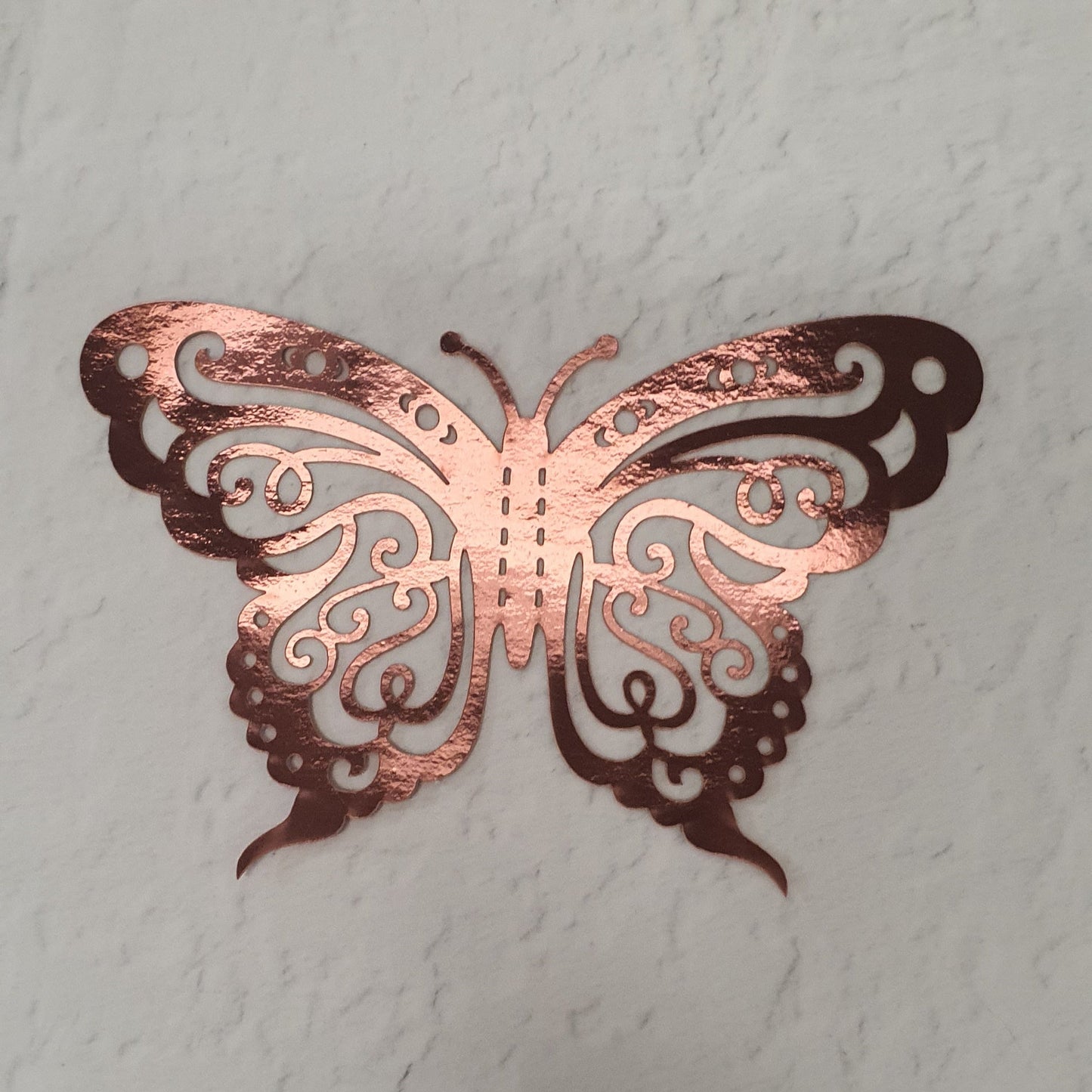 12PC Butterfly Rose Gold - Assorted