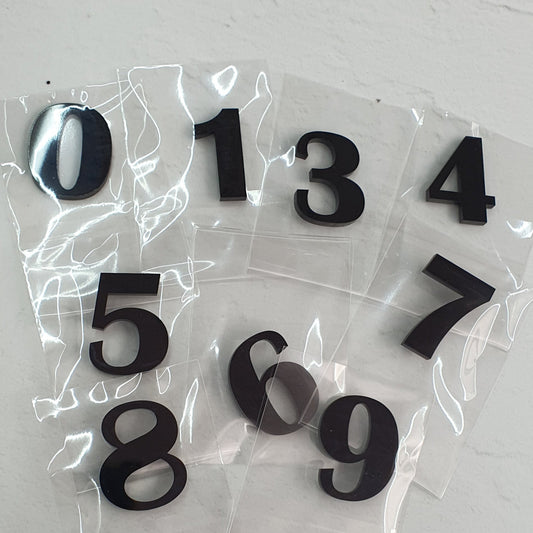 Number 0-9 - Cake Fropper - Black