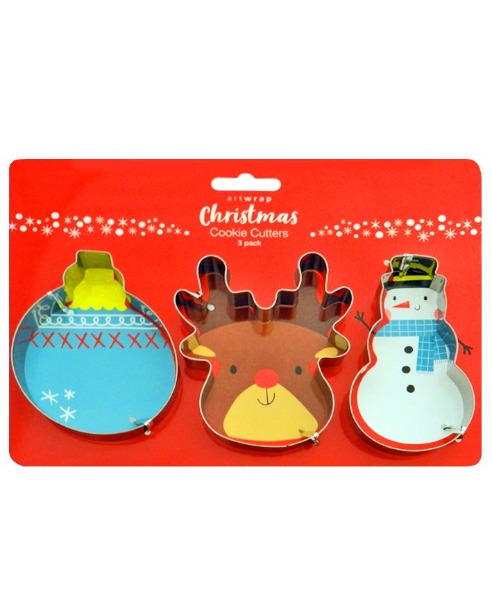 Christmas Cookie Cutter Set 3PK
