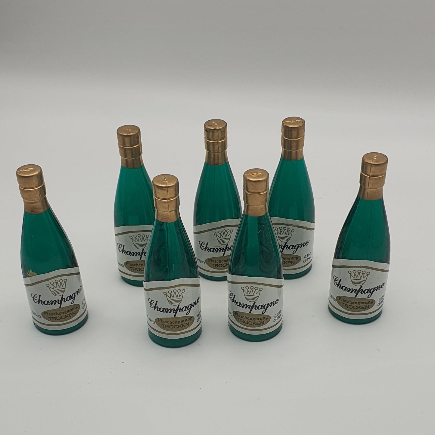 Assorted Plastic Liquor Bottles