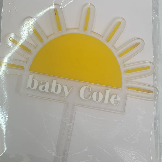 Baby Cole Sun Topper