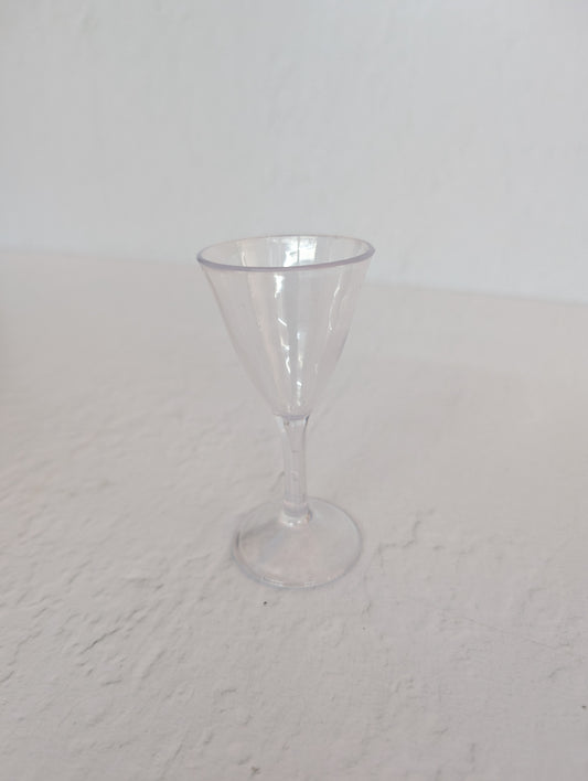 Single - 30ml Mini Plastic Martini Glass