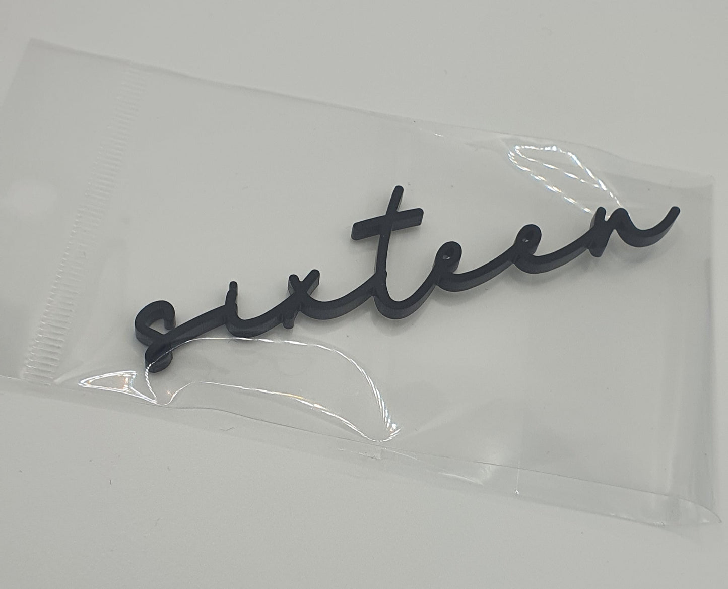 Acrylic Fropper - Numbers - Assorted