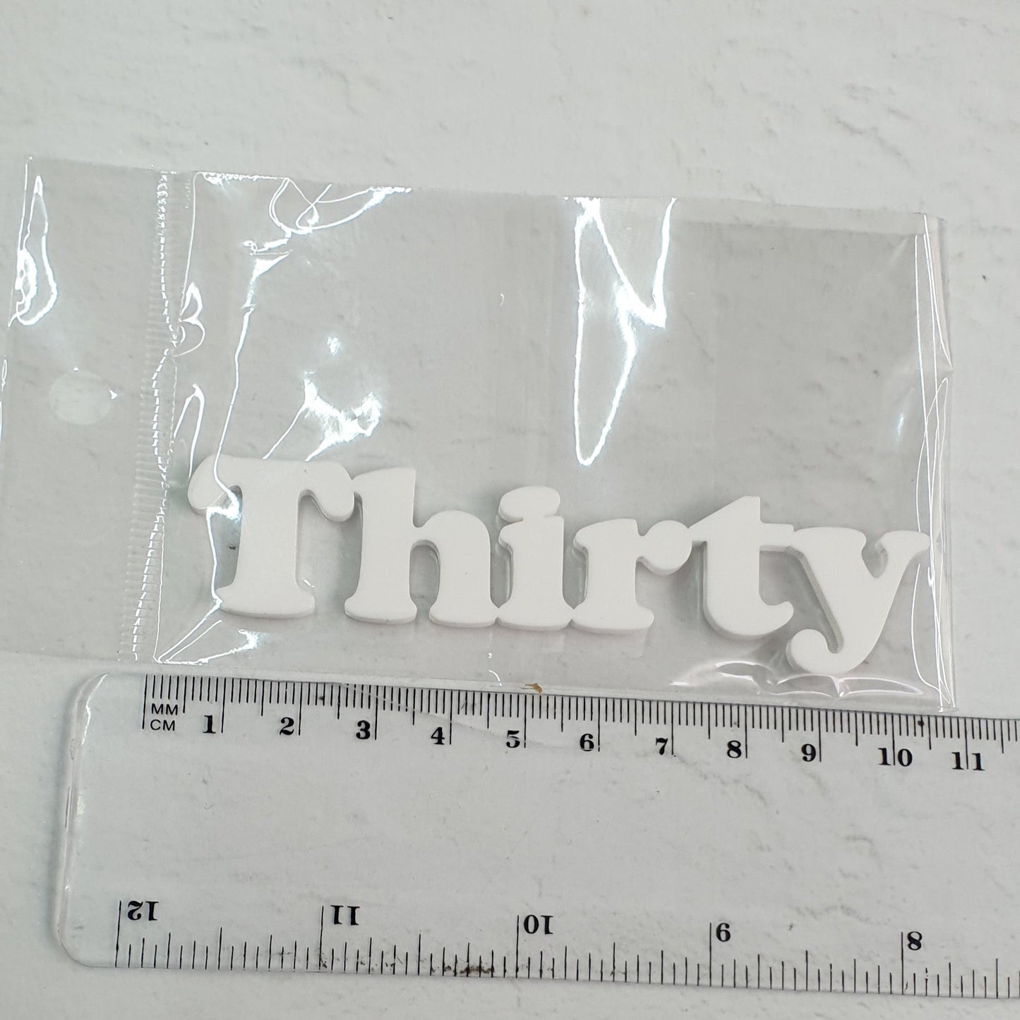 Acrylic Fropper - Numbers - Assorted