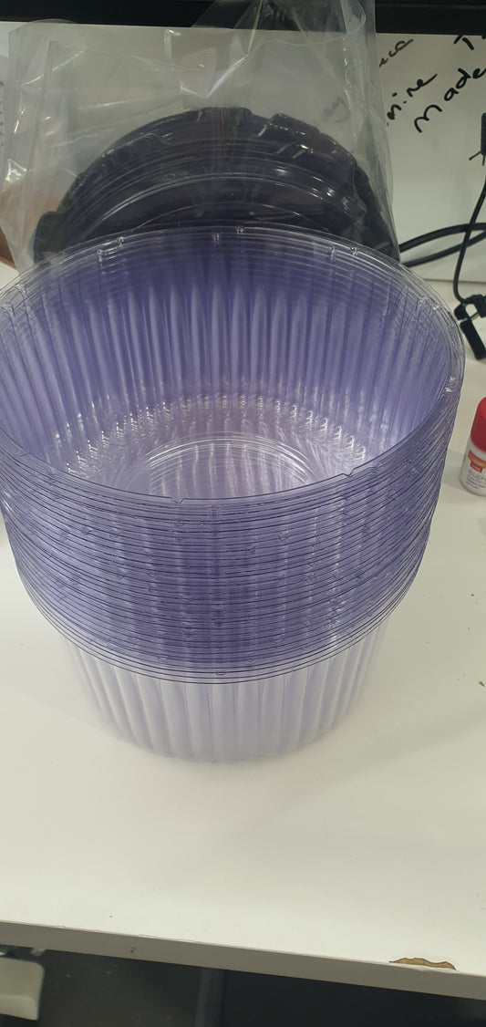 Clear Round Dome Cake Containers