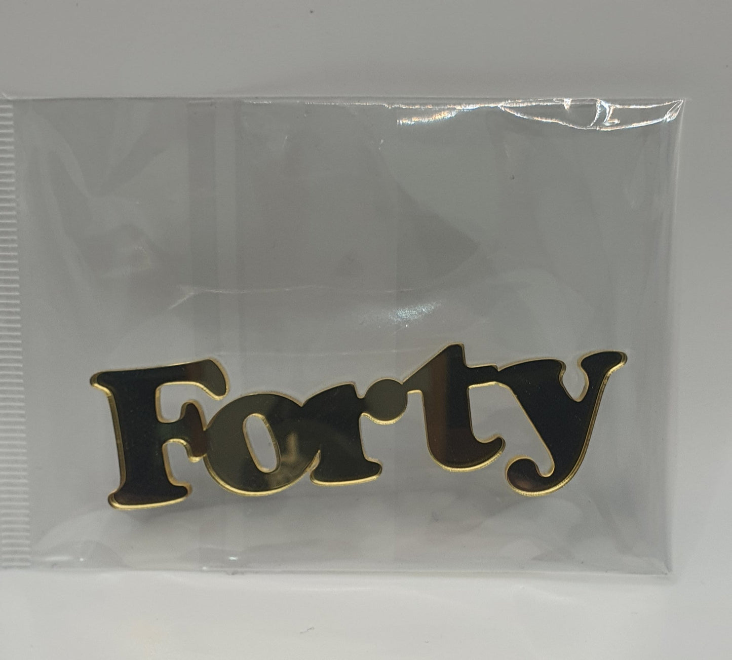 Acrylic Fropper - Numbers - Assorted