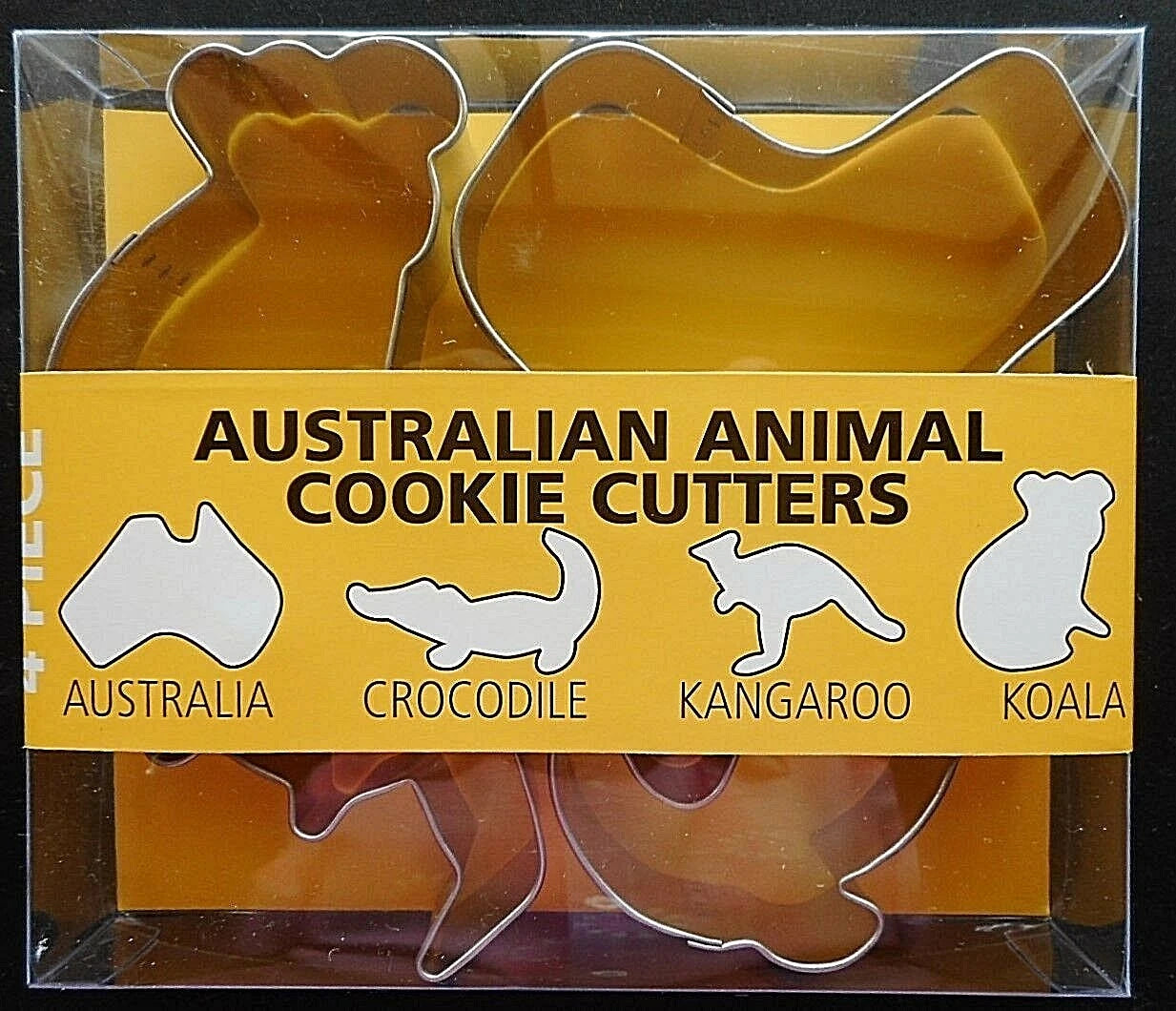 Australian Animal Cookie Cutters 4pc