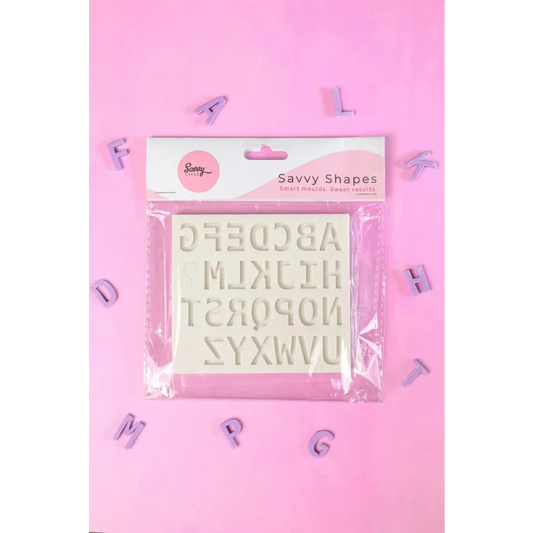 Savvy Shapes - Silicone Mould - Upper Case Alphabet