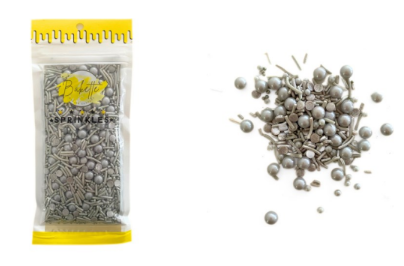 Bakette Sprinkles - Make Your Mix - Silver Sprinkle Mix 56g