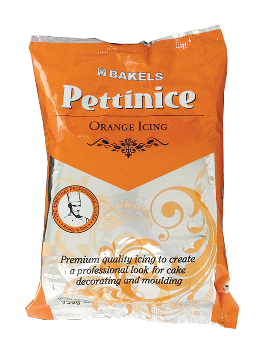 750g Bakels Ready to Roll Icing - Orange