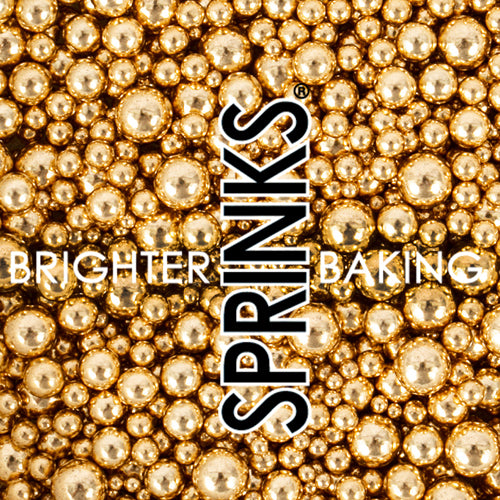 65g Sprinks Sprinkle Mix - Bubble Bubble Shiny Gold