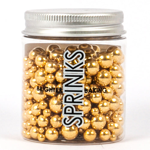 65g Sprinks Sprinkle Mix - Bubble Bubble Shiny Gold