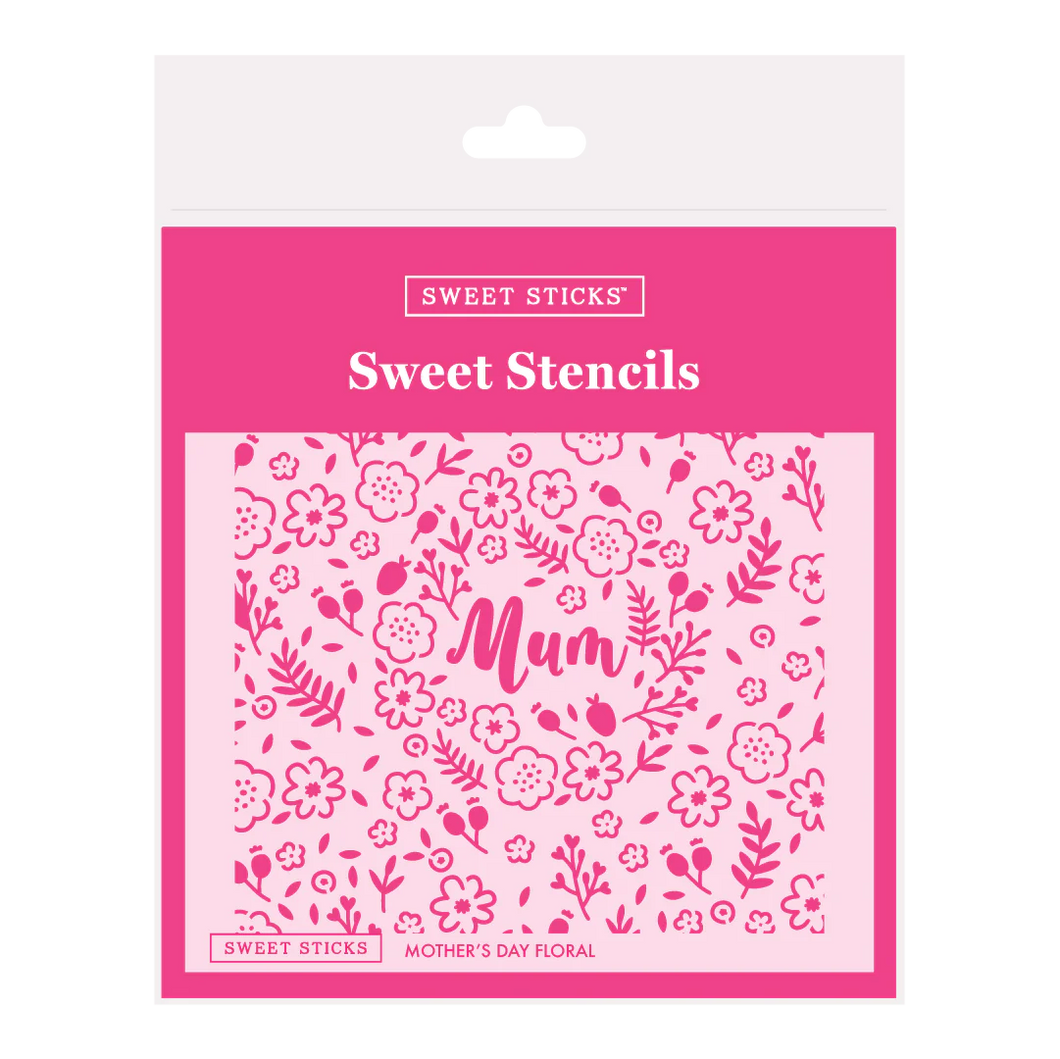 Sweet Sticks Stencil - Mother's Day Floral