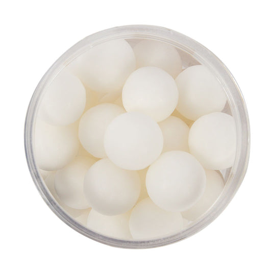 65g Sprinks 10mm Cachous - Matte White.