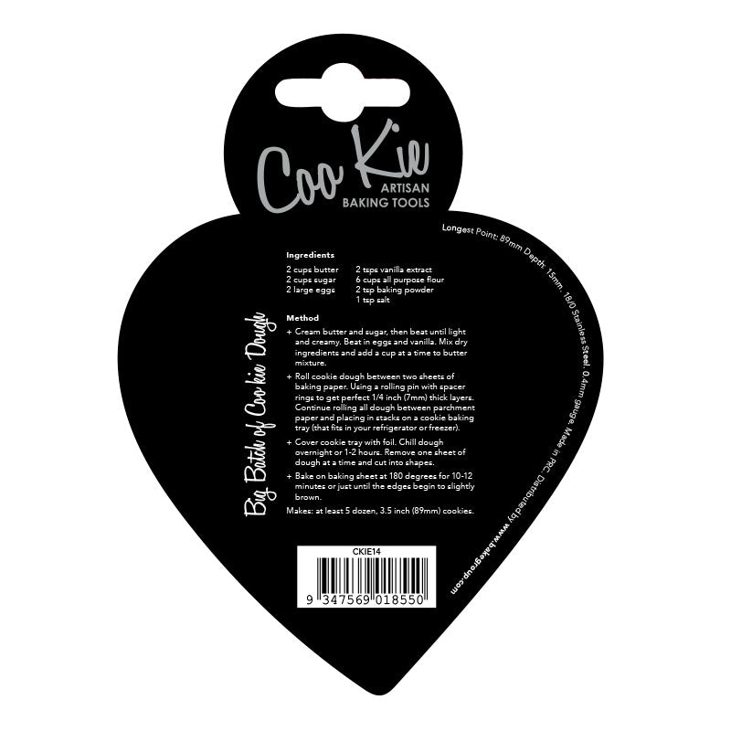 Coo Kie Heart Cookie Cutter