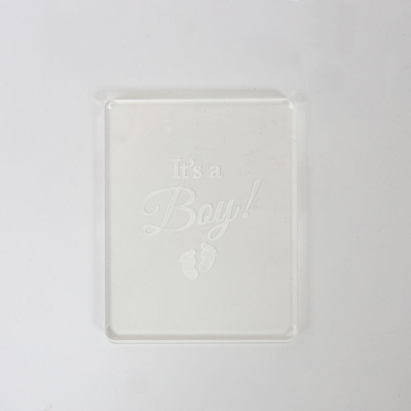 COO KIE Embosser Stamp - Its a Boy