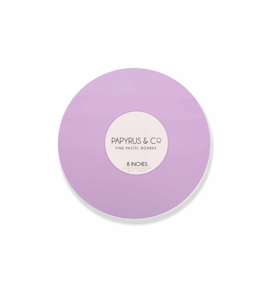 Pastel Lilac Round Masonite Board - 8" (20cm)