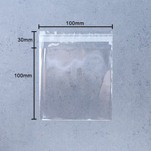 100PK (Approx) Self Sealing Cookie Bag - 10cm x 10cm