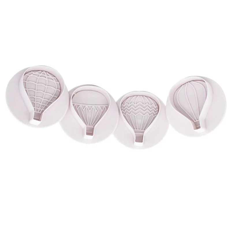 4PC Hot Air Balloon Plunger Cutter Set