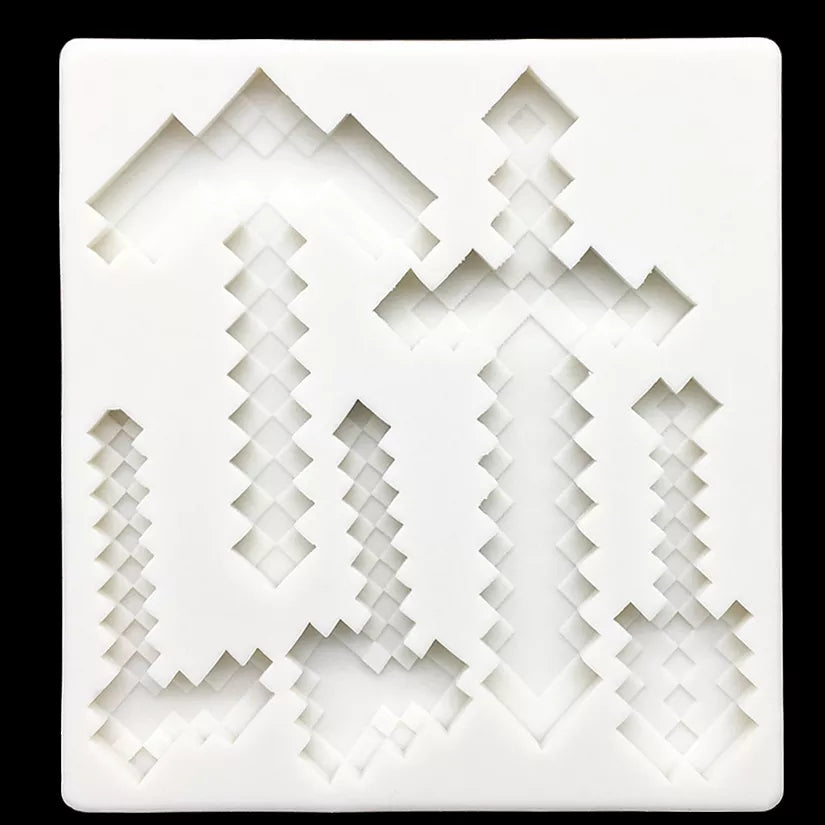 Silicone Mould - Minecraft Tools / Weapons - S423